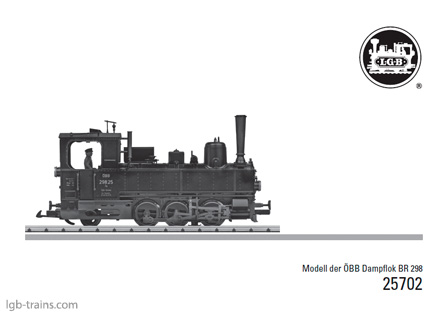 LGB Instruction Manual for 25702 German, English, French