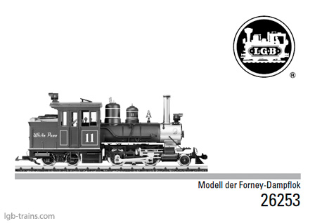 LGB Instruction Manual for 26253 German, English, French