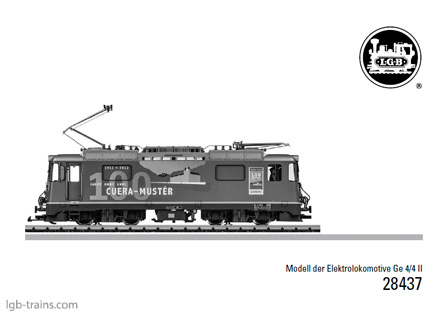 LGB Instruction Manual for 28437 German, English, French
