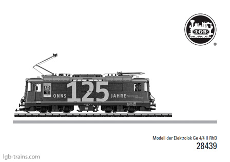LGB Instruction Manual for 28439 German, English, French